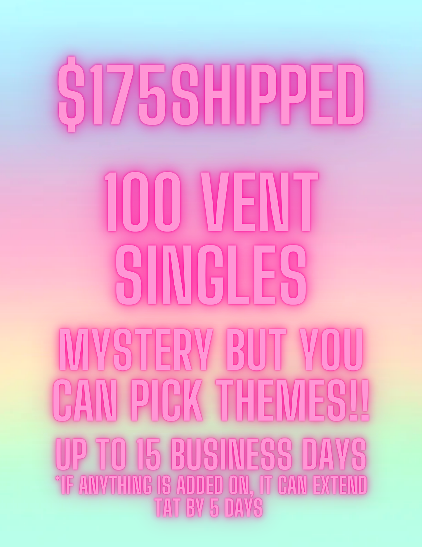 Vent Bundle pack