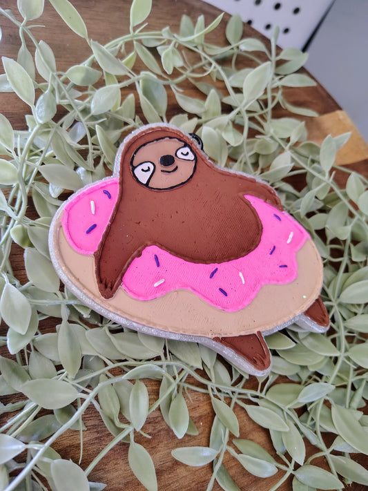 Donut Sloth Freshie